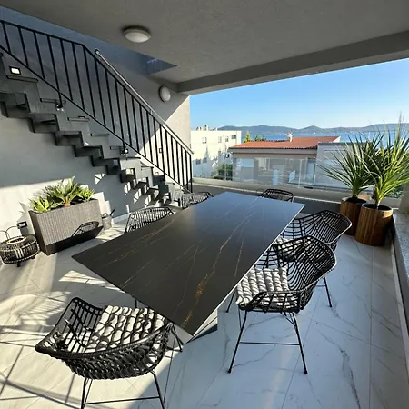 Luxury Penthouse With Big Roof Whirlpool !!! Apartament Sukošan